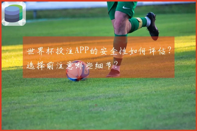 世界杯投注APP的安全性如何评估？选择前注意哪些细节？